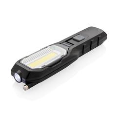 Vue Lampe de travail COB de couleur noir| Krokrodeal