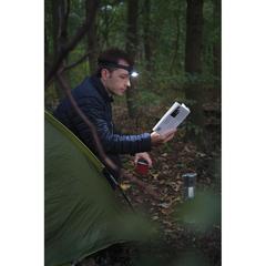 Vue Lampe frontale COB de couleur noir| Krokrodeal