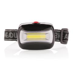 Vue Lampe frontale COB de couleur noir| Krokrodeal