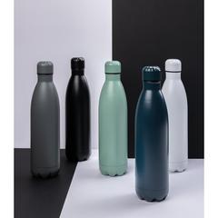 Vue Bouteille isotherme en acier 750ml de couleur blanc| Krokrodeal