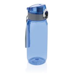 Vue Bouteille d'eau 600ml étanche en rPET RCS Yide de couleur bleu| Krokrodeal