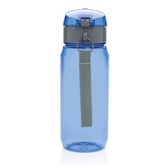 Vue Bouteille d'eau 600ml étanche en rPET RCS Yide de couleur bleu| Krokrodeal