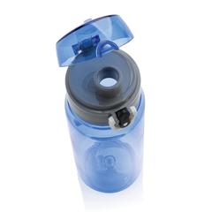 Vue Bouteille d'eau 600ml étanche en rPET RCS Yide de couleur bleu| Krokrodeal