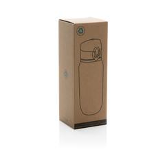 Vue Bouteille d'eau 600ml étanche en rPET RCS Yide de couleur translucide| Krokrodeal