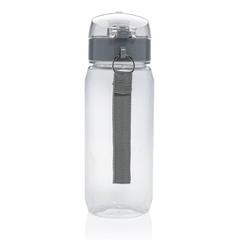 Vue Bouteille d'eau 600ml étanche en rPET RCS Yide de couleur translucide| Krokrodeal
