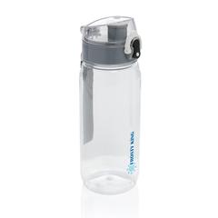 Vue Bouteille d'eau 600ml étanche en rPET RCS Yide de couleur translucide| Krokrodeal