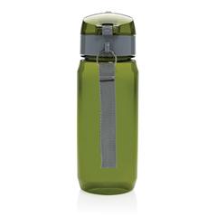 Vue Bouteille d'eau 600ml étanche en rPET RCS Yide de couleur vert| Krokrodeal