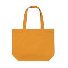 Vue Sac shopping en toile recyclée 240g/m² Impact Aware™ de couleur orange| Krokrodeal