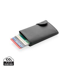 Vue Porte-cartes anti RFID C-Secure de couleur gris| Krokrodeal