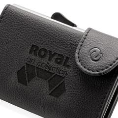 Vue Porte-cartes anti RFID C-Secure de couleur gris| Krokrodeal