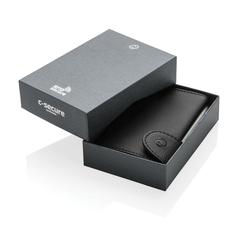 Vue Porte-cartes anti RFID C-Secure de couleur gris| Krokrodeal