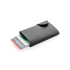 Vue Porte-cartes anti RFID C-Secure de couleur gris| Krokrodeal