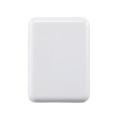 Vue Adaptateur de voyage avec 4 ports USB de couleur blanc| Krokrodeal