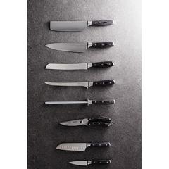 Vue VINGA Couteau de chef Kaiser de couleur gris| Krokrodeal