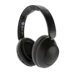 Vue Casque audio ANC en plastique recyclé RCS Urban V Cupertino de couleur noir| Krokrodeal