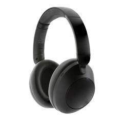 Vue Casque audio ANC en plastique recyclé RCS Urban V Cupertino de couleur noir| Krokrodeal