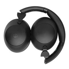 Vue Casque audio ANC en plastique recyclé RCS Urban V Cupertino de couleur noir| Krokrodeal