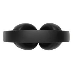 Vue Casque audio ANC en plastique recyclé RCS Urban V Cupertino de couleur noir| Krokrodeal