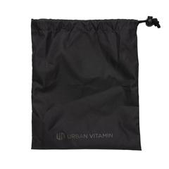Vue Casque audio ANC en plastique recyclé RCS Urban V Cupertino de couleur noir| Krokrodeal