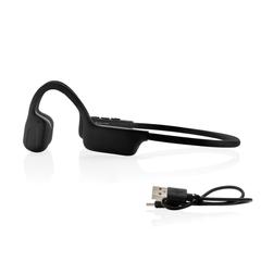 Vue Casque audio en plastique RCS Urban Vitamin Glendale de couleur noir| Krokrodeal