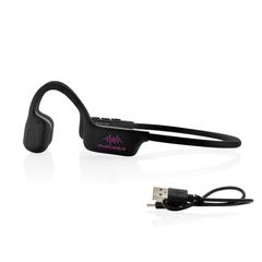 Vue Casque audio en plastique RCS Urban Vitamin Glendale de couleur noir| Krokrodeal