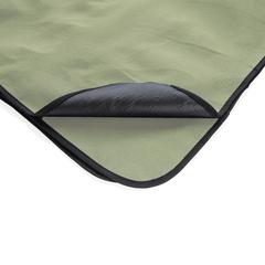 Vue Couverture pique-nique en rPET Impact AWARE™ de couleur vert| Krokrodeal