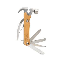 Vue Couteau outdoor en bois de couleur marron| Krokrodeal