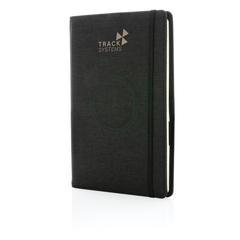 Vue Housse à carnet A5 avec chargeur sans fil 5W Air de couleur noir| Krokrodeal