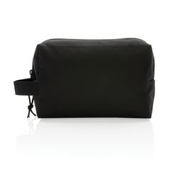 Vue Trousse de toilette en rPET Impact AWARE™ de couleur noir| Krokrodeal