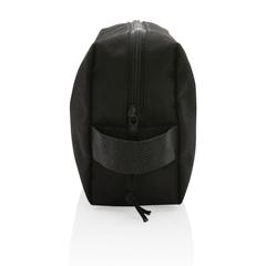 Vue Trousse de toilette en rPET Impact AWARE™ de couleur noir| Krokrodeal