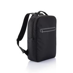 Vue Sac à dos ordinateur London de couleur noir| Krokrodeal