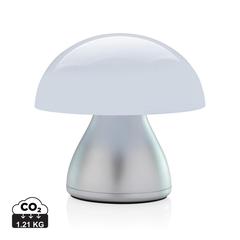 Vue Lampe de table rechargeable par USB en plastique RCS Luming de couleur gris| Krokrodeal