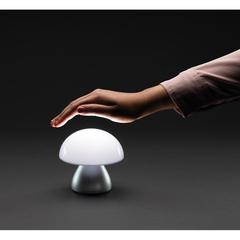 Vue Lampe de table rechargeable par USB en plastique RCS Luming de couleur gris| Krokrodeal