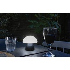 Vue Lampe de table rechargeable par USB en plastique RCS Luming de couleur noir| Krokrodeal