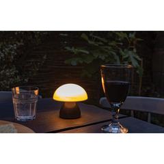Vue Lampe de table rechargeable par USB en plastique RCS Luming de couleur noir| Krokrodeal
