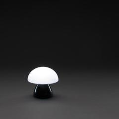Vue Lampe de table rechargeable par USB en plastique RCS Luming de couleur noir| Krokrodeal