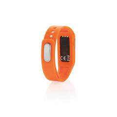 Vue Bracelet connecté Keep Fit de couleur orange| Krokrodeal