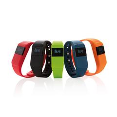 Vue Bracelet connecté Keep Fit de couleur orange| Krokrodeal