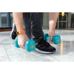 Vue Bracelet connecté Keep Fit de couleur orange| Krokrodeal
