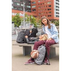 Vue Sac à dos antivol Urban Lite de couleur gris| Krokrodeal