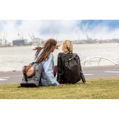Vue Sac à dos antivol Urban Lite de couleur gris| Krokrodeal