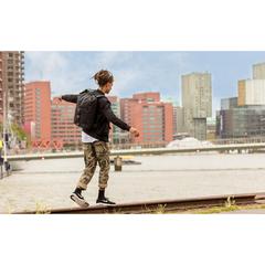 Vue Sac à dos antivol Urban Lite de couleur noir| Krokrodeal