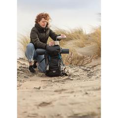 Vue Sac à dos de randonnée Explorer Large 40L de couleur bleu| Krokrodeal