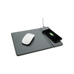Vue Tapis de souris avec chargeur à induction 5W de couleur noir| Krokrodeal