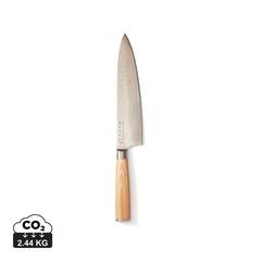 Vue VINGA Couteau Hattasan Damascus édition chef de couleur gris| Krokrodeal