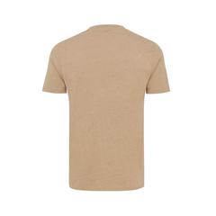 Vue T-shirt en coton recyclé non teinté Iqoniq Manuel de couleur marron| Krokrodeal