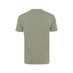 Vue T-shirt en coton recyclé non teinté Iqoniq Manuel de couleur vert| Krokrodeal