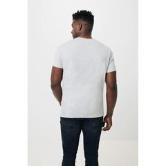 Vue T-shirt en coton recyclé non teinté Iqoniq Manuel de couleur gris| Krokrodeal