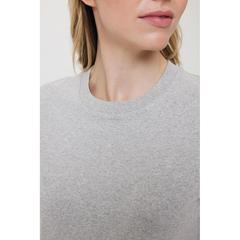 Vue T-shirt en coton recyclé non teinté Iqoniq Manuel de couleur gris| Krokrodeal