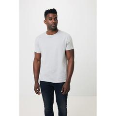 Vue T-shirt en coton recyclé non teinté Iqoniq Manuel de couleur gris| Krokrodeal
